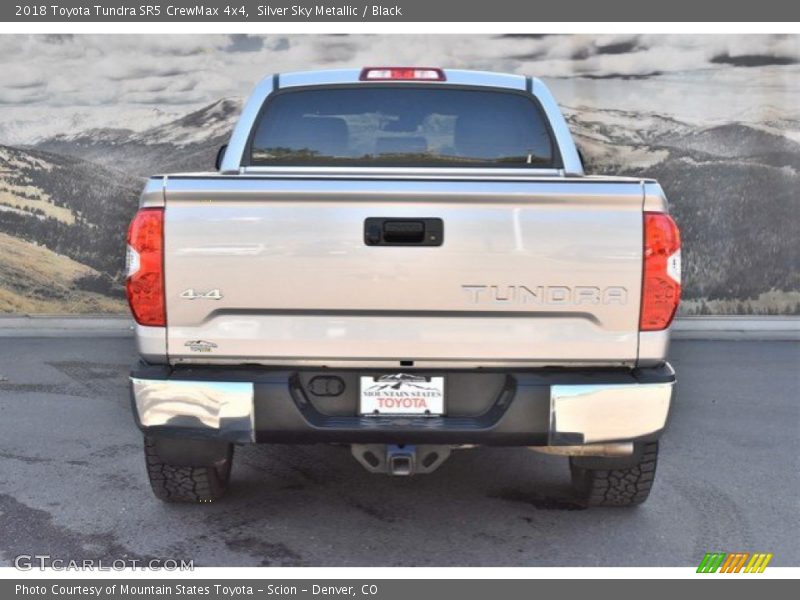 Silver Sky Metallic / Black 2018 Toyota Tundra SR5 CrewMax 4x4