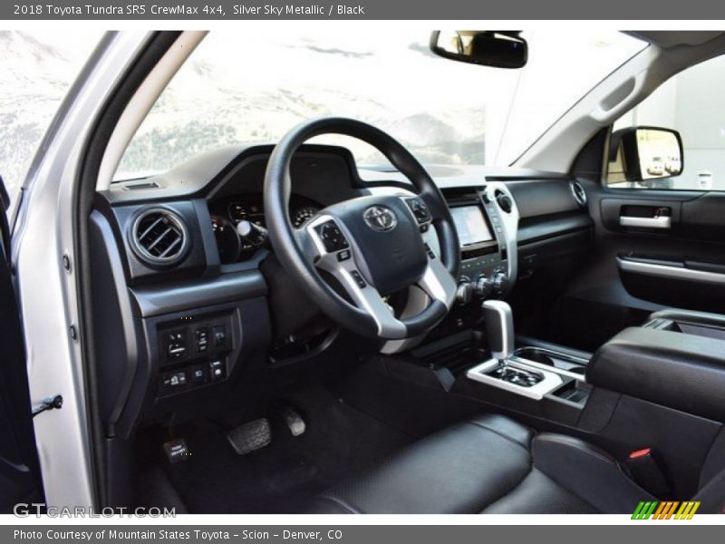 Silver Sky Metallic / Black 2018 Toyota Tundra SR5 CrewMax 4x4