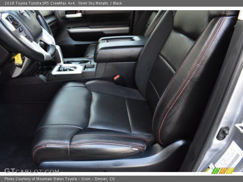 Silver Sky Metallic / Black 2018 Toyota Tundra SR5 CrewMax 4x4