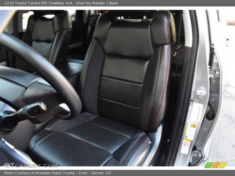 Silver Sky Metallic / Black 2018 Toyota Tundra SR5 CrewMax 4x4