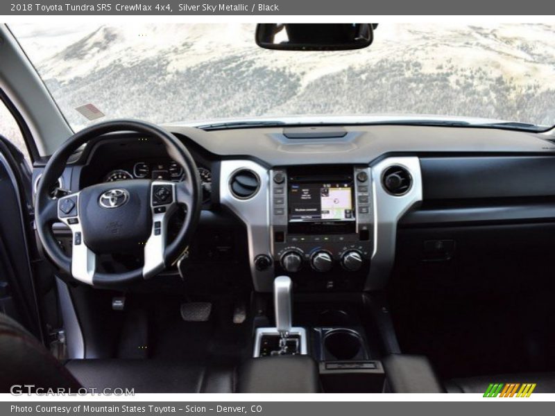 Silver Sky Metallic / Black 2018 Toyota Tundra SR5 CrewMax 4x4