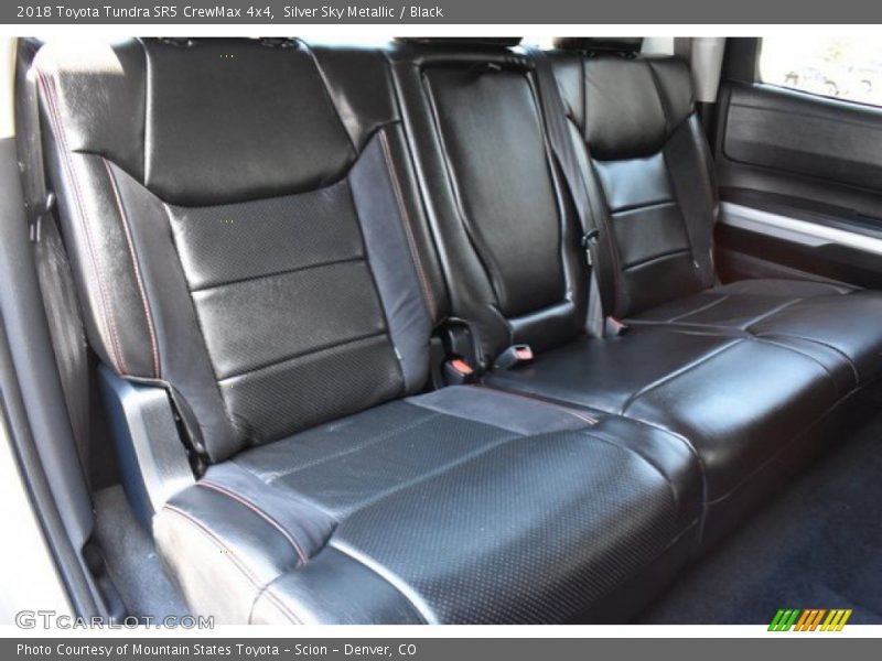 Silver Sky Metallic / Black 2018 Toyota Tundra SR5 CrewMax 4x4