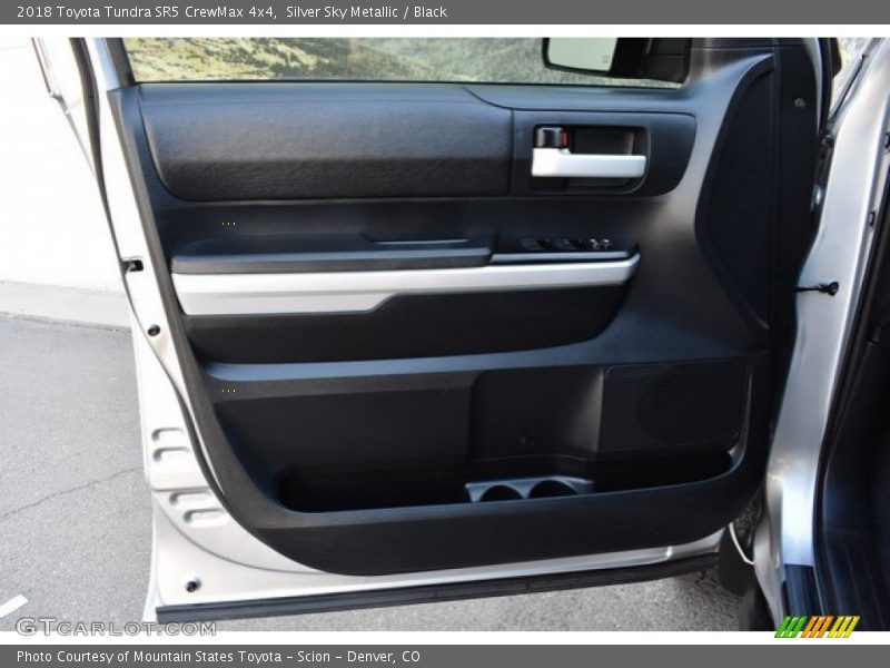 Silver Sky Metallic / Black 2018 Toyota Tundra SR5 CrewMax 4x4