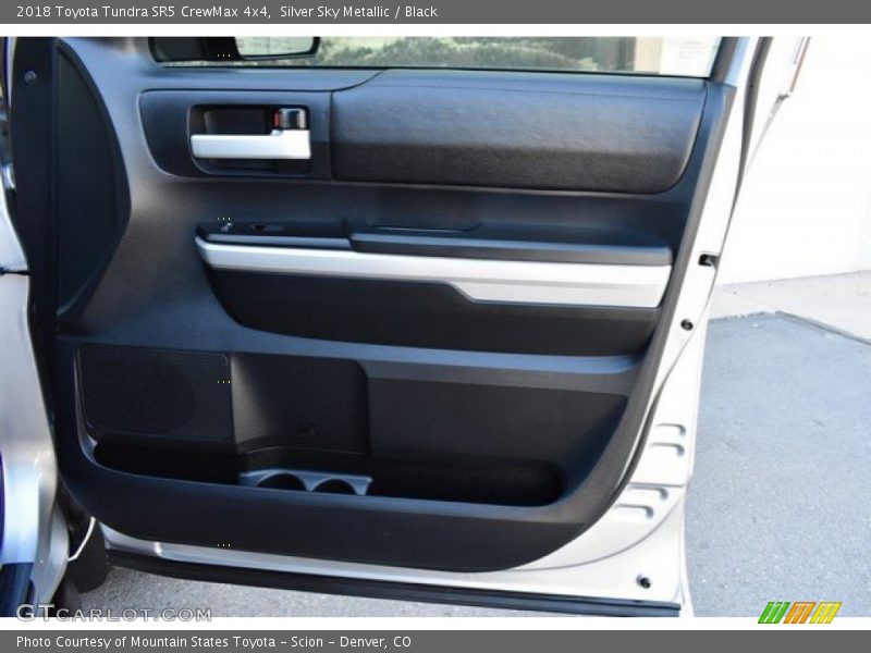 Silver Sky Metallic / Black 2018 Toyota Tundra SR5 CrewMax 4x4