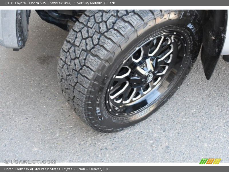 Silver Sky Metallic / Black 2018 Toyota Tundra SR5 CrewMax 4x4