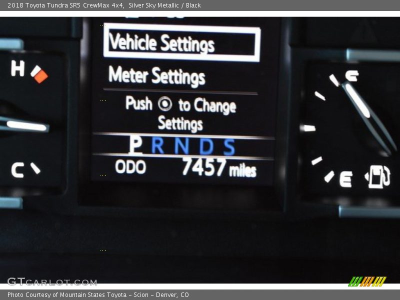 Silver Sky Metallic / Black 2018 Toyota Tundra SR5 CrewMax 4x4