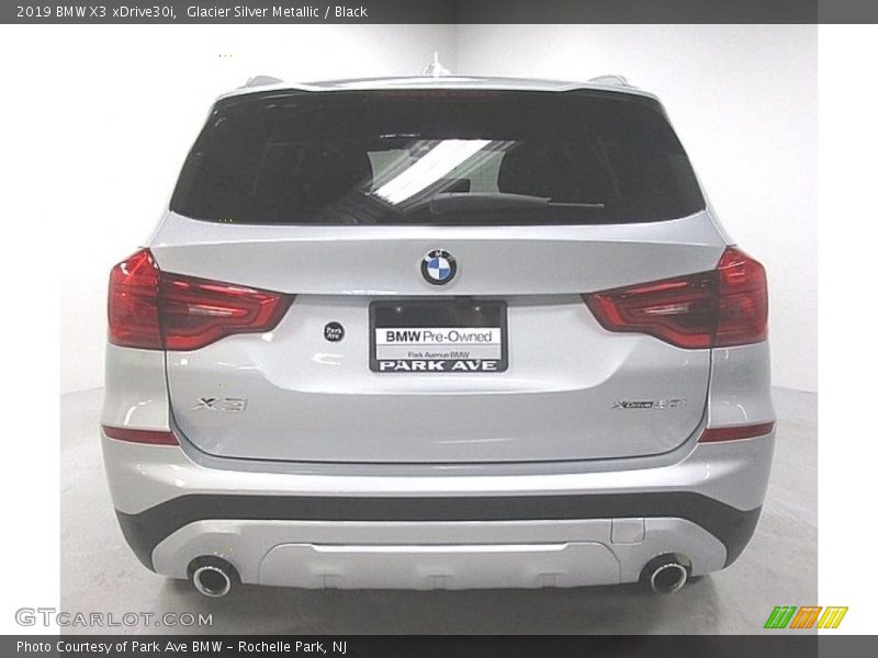 Glacier Silver Metallic / Black 2019 BMW X3 xDrive30i