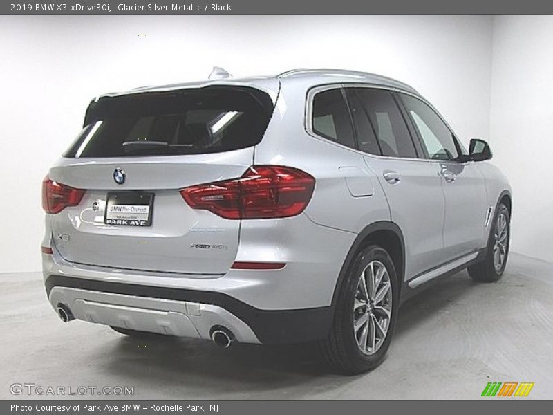 Glacier Silver Metallic / Black 2019 BMW X3 xDrive30i