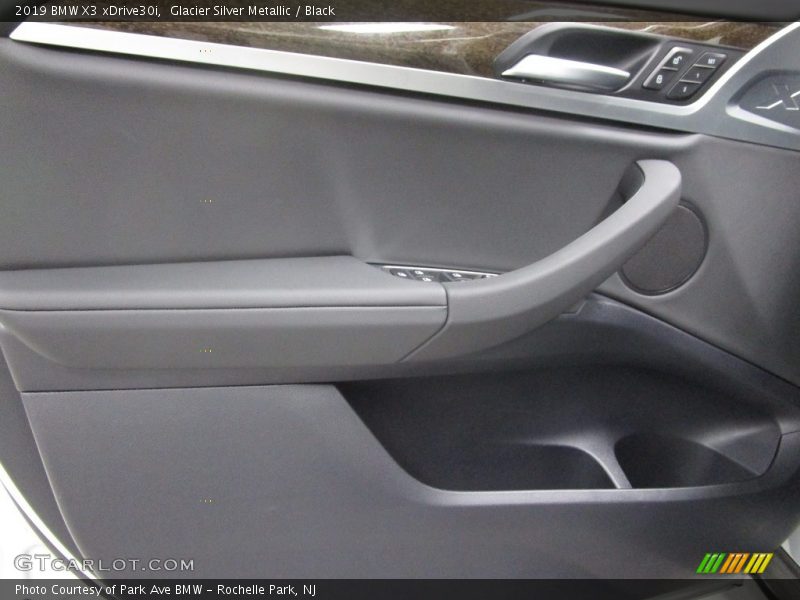 Glacier Silver Metallic / Black 2019 BMW X3 xDrive30i