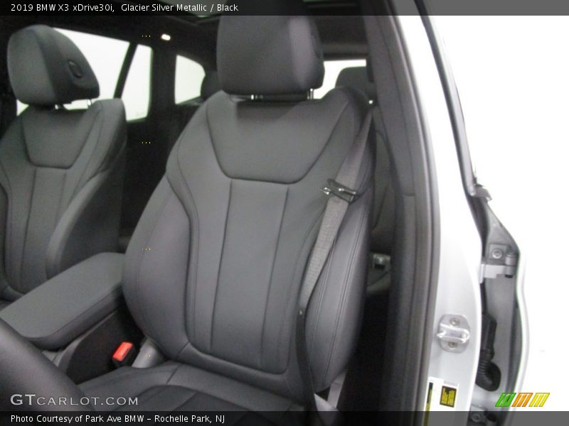 Glacier Silver Metallic / Black 2019 BMW X3 xDrive30i
