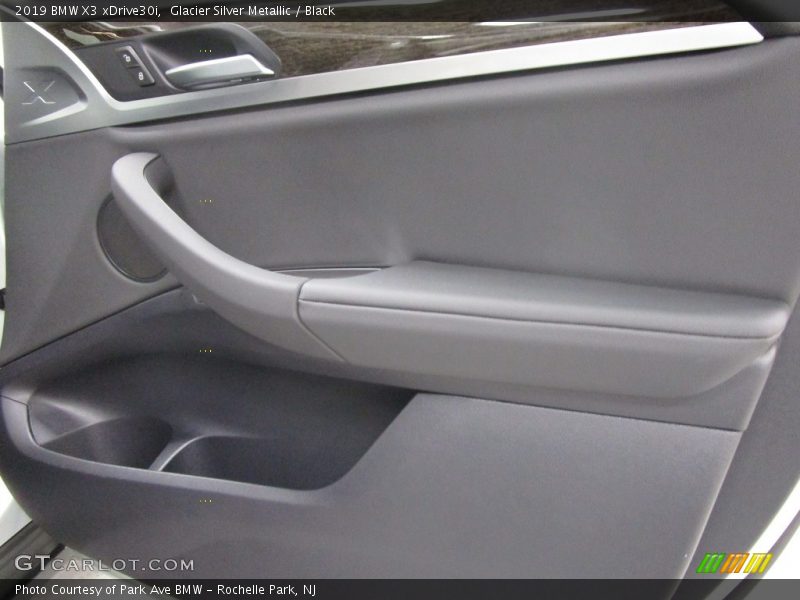 Glacier Silver Metallic / Black 2019 BMW X3 xDrive30i