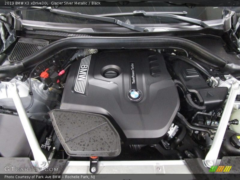 Glacier Silver Metallic / Black 2019 BMW X3 xDrive30i