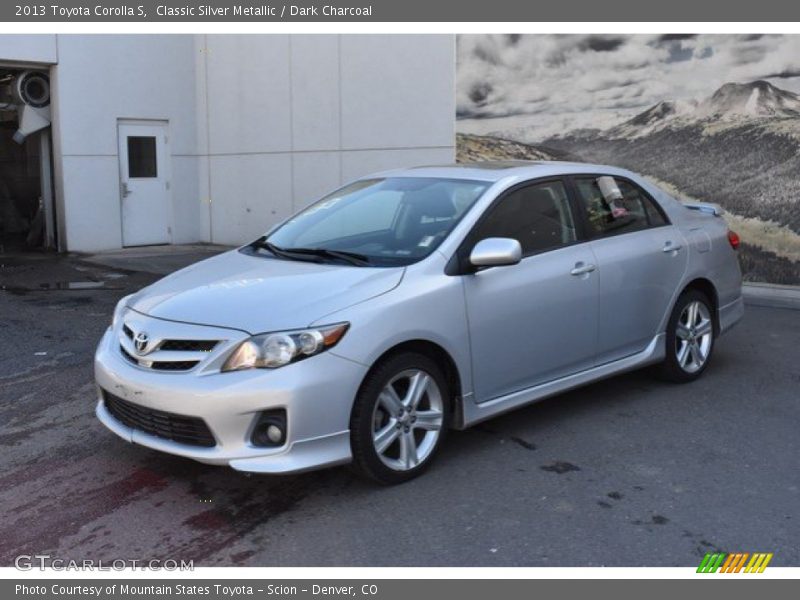 Classic Silver Metallic / Dark Charcoal 2013 Toyota Corolla S