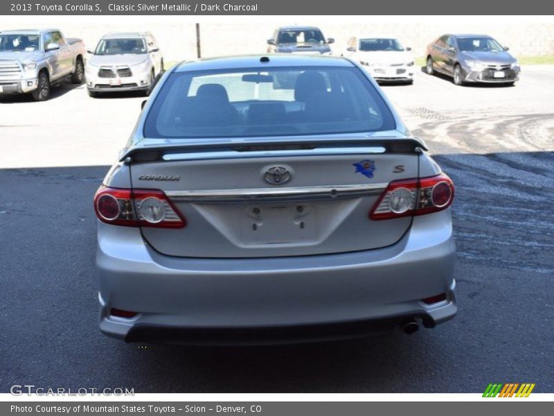 Classic Silver Metallic / Dark Charcoal 2013 Toyota Corolla S