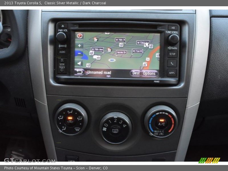 Classic Silver Metallic / Dark Charcoal 2013 Toyota Corolla S