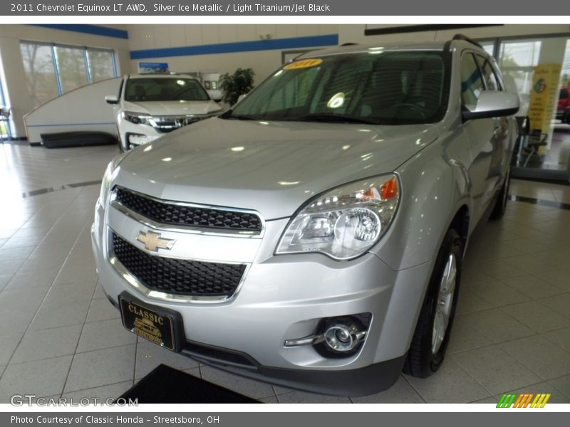 Silver Ice Metallic / Light Titanium/Jet Black 2011 Chevrolet Equinox LT AWD