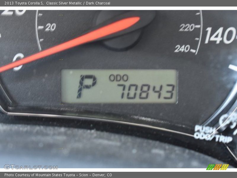 Classic Silver Metallic / Dark Charcoal 2013 Toyota Corolla S