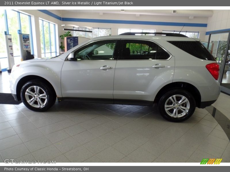 Silver Ice Metallic / Light Titanium/Jet Black 2011 Chevrolet Equinox LT AWD
