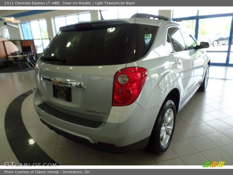 Silver Ice Metallic / Light Titanium/Jet Black 2011 Chevrolet Equinox LT AWD