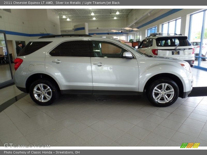 Silver Ice Metallic / Light Titanium/Jet Black 2011 Chevrolet Equinox LT AWD