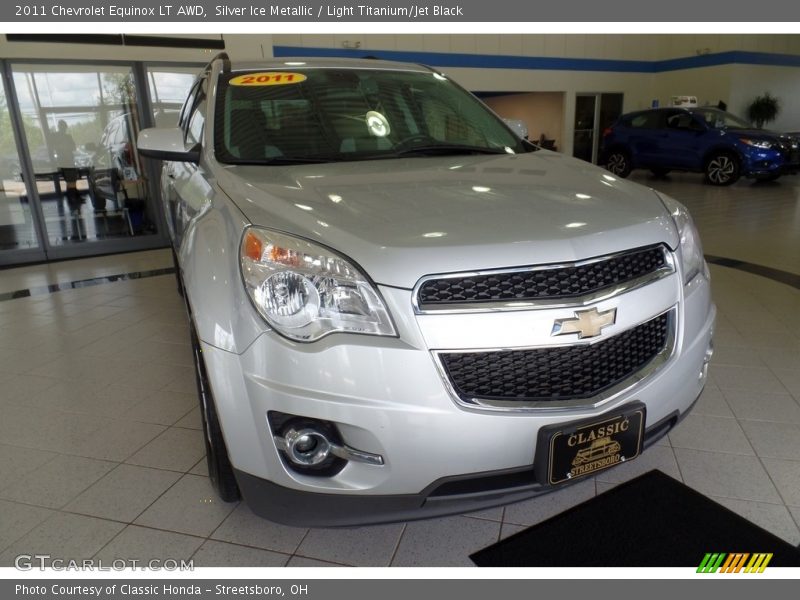 Silver Ice Metallic / Light Titanium/Jet Black 2011 Chevrolet Equinox LT AWD