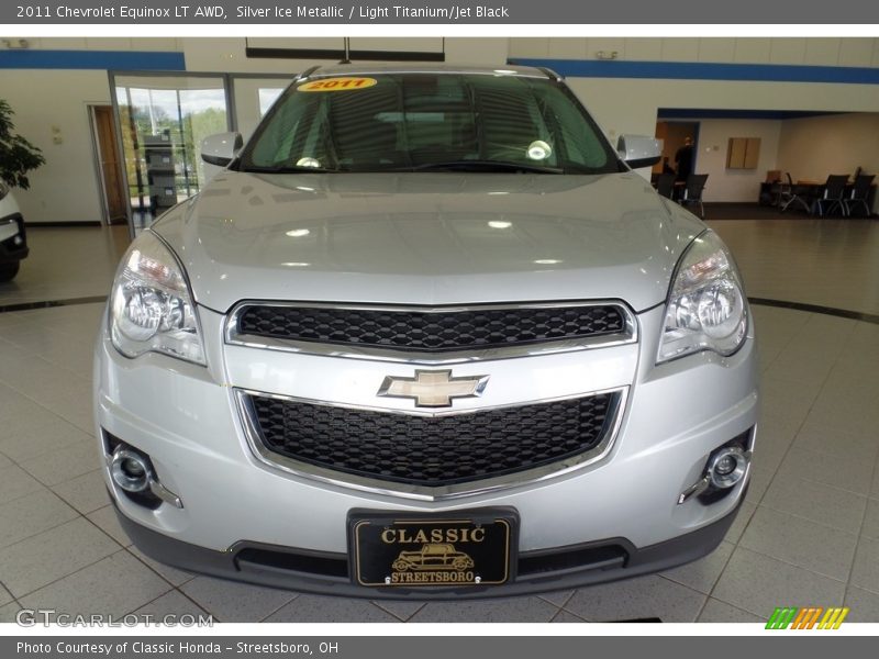 Silver Ice Metallic / Light Titanium/Jet Black 2011 Chevrolet Equinox LT AWD