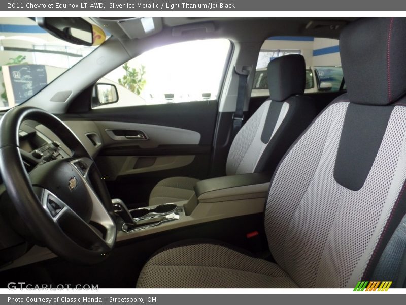 Silver Ice Metallic / Light Titanium/Jet Black 2011 Chevrolet Equinox LT AWD