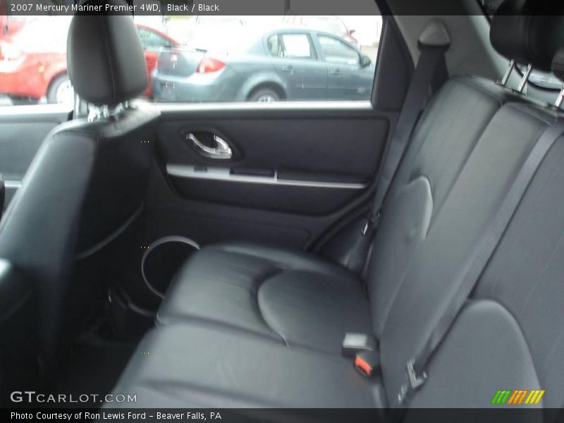 Black / Black 2007 Mercury Mariner Premier 4WD