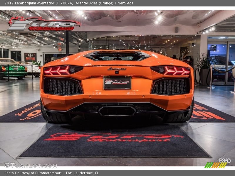 Arancio Atlas (Orange) / Nero Ade 2012 Lamborghini Aventador LP 700-4