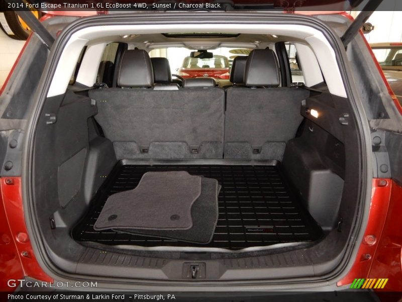 Sunset / Charcoal Black 2014 Ford Escape Titanium 1.6L EcoBoost 4WD