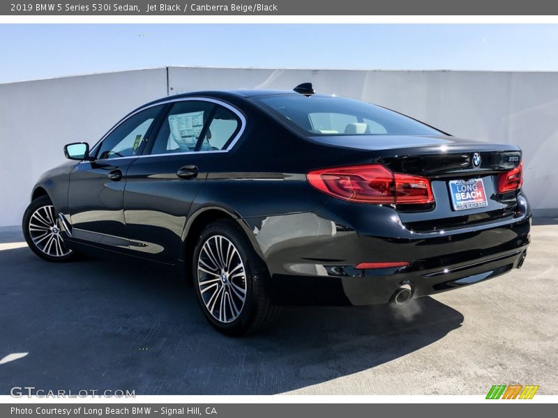 Jet Black / Canberra Beige/Black 2019 BMW 5 Series 530i Sedan
