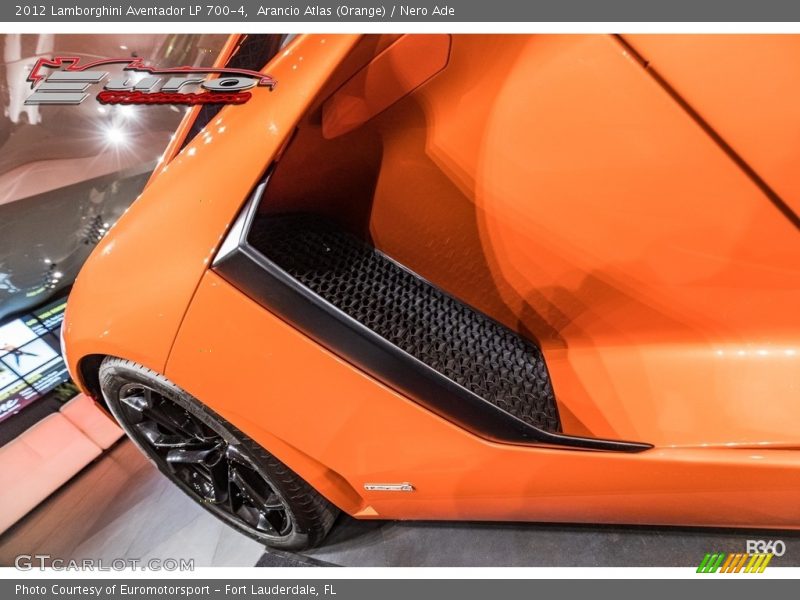 Arancio Atlas (Orange) / Nero Ade 2012 Lamborghini Aventador LP 700-4