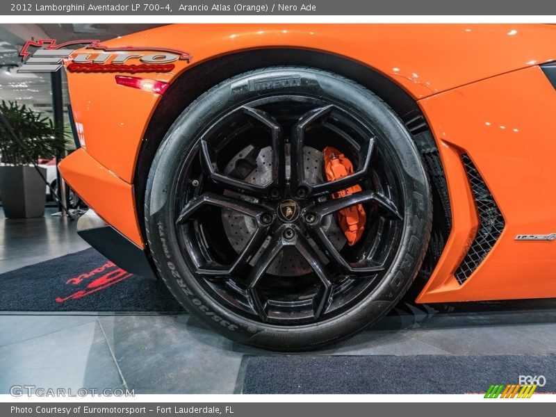 Arancio Atlas (Orange) / Nero Ade 2012 Lamborghini Aventador LP 700-4
