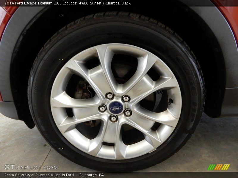 Sunset / Charcoal Black 2014 Ford Escape Titanium 1.6L EcoBoost 4WD