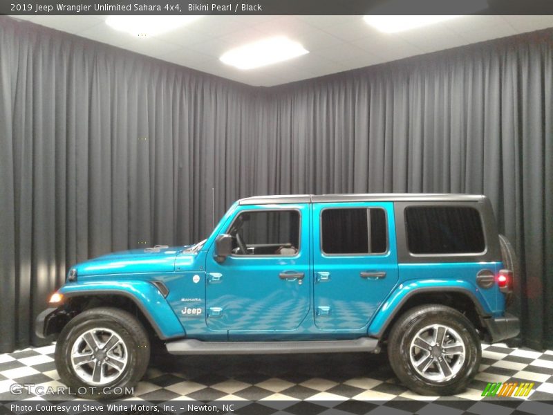 Bikini Pearl / Black 2019 Jeep Wrangler Unlimited Sahara 4x4