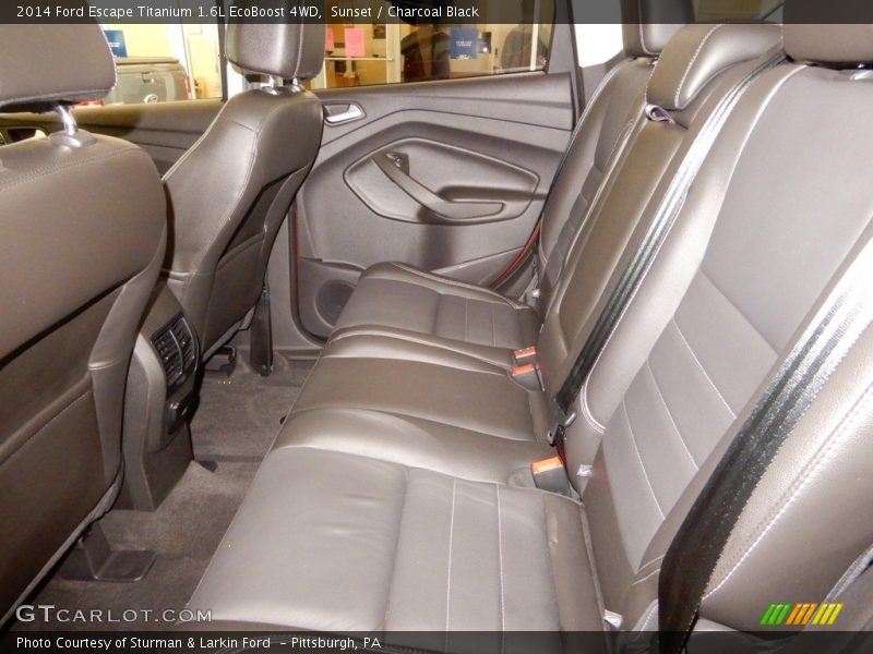 Sunset / Charcoal Black 2014 Ford Escape Titanium 1.6L EcoBoost 4WD