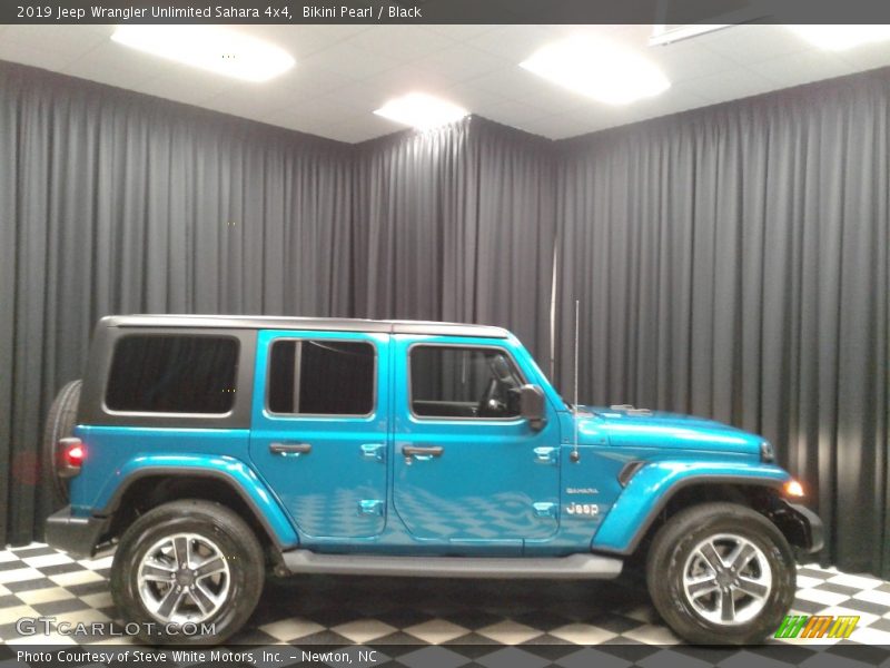 Bikini Pearl / Black 2019 Jeep Wrangler Unlimited Sahara 4x4