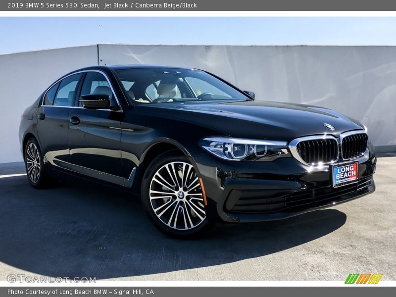 Jet Black / Canberra Beige/Black 2019 BMW 5 Series 530i Sedan