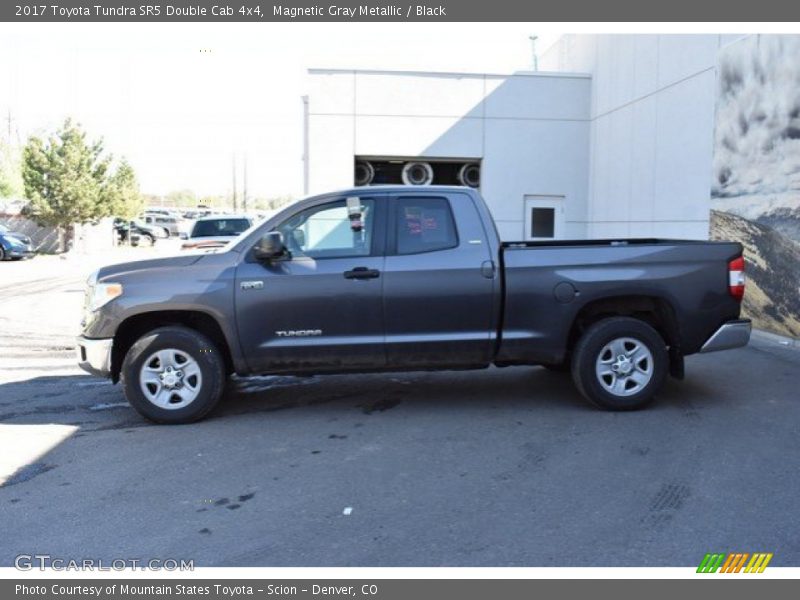 Magnetic Gray Metallic / Black 2017 Toyota Tundra SR5 Double Cab 4x4