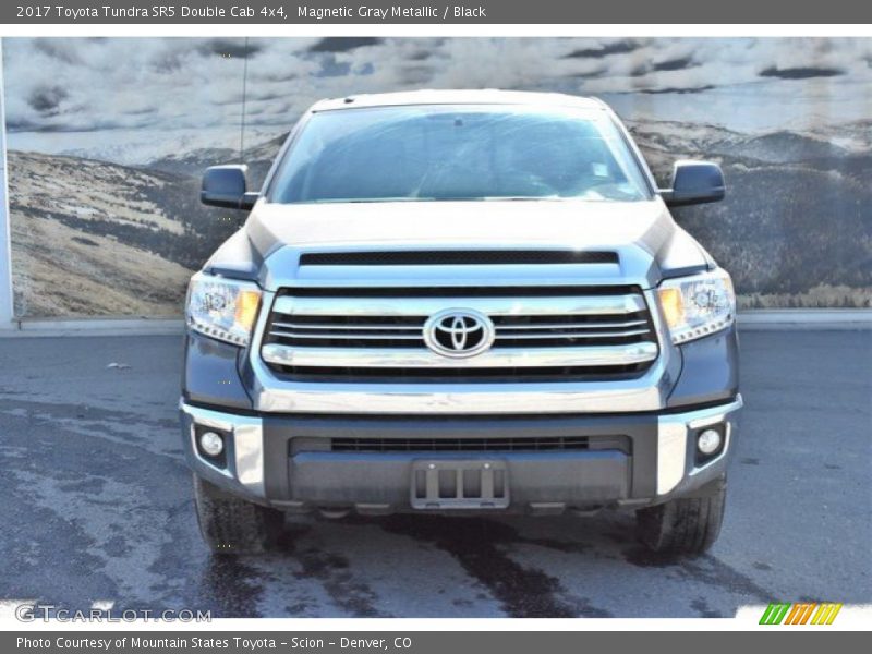 Magnetic Gray Metallic / Black 2017 Toyota Tundra SR5 Double Cab 4x4