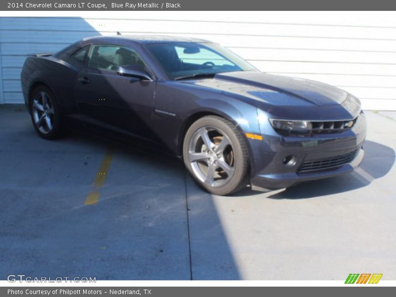 Blue Ray Metallic / Black 2014 Chevrolet Camaro LT Coupe