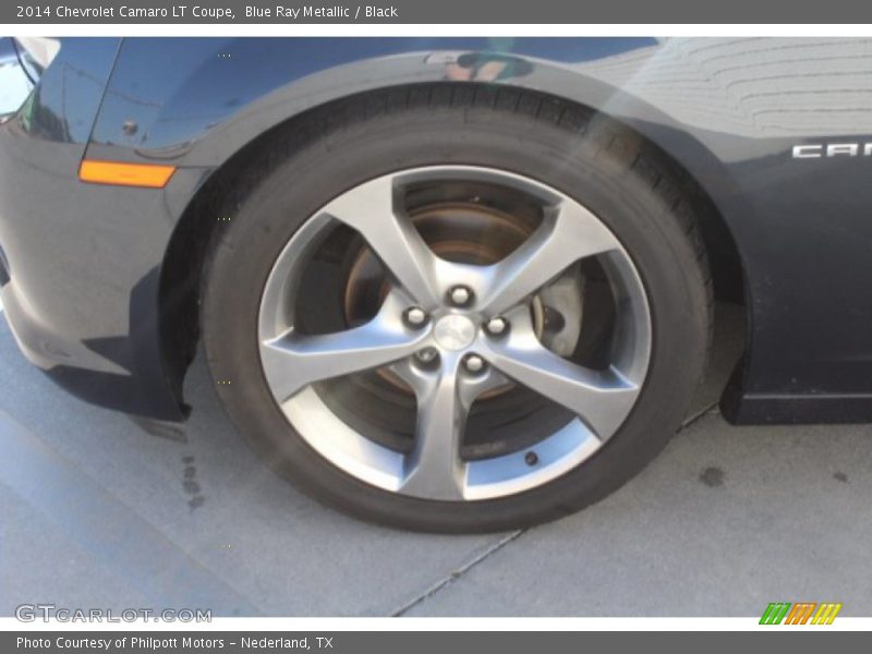 Blue Ray Metallic / Black 2014 Chevrolet Camaro LT Coupe
