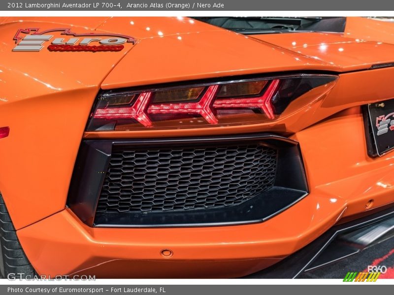 Arancio Atlas (Orange) / Nero Ade 2012 Lamborghini Aventador LP 700-4