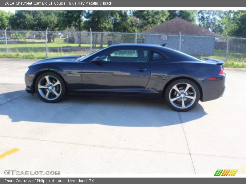 Blue Ray Metallic / Black 2014 Chevrolet Camaro LT Coupe