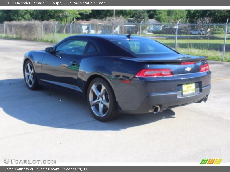 Blue Ray Metallic / Black 2014 Chevrolet Camaro LT Coupe