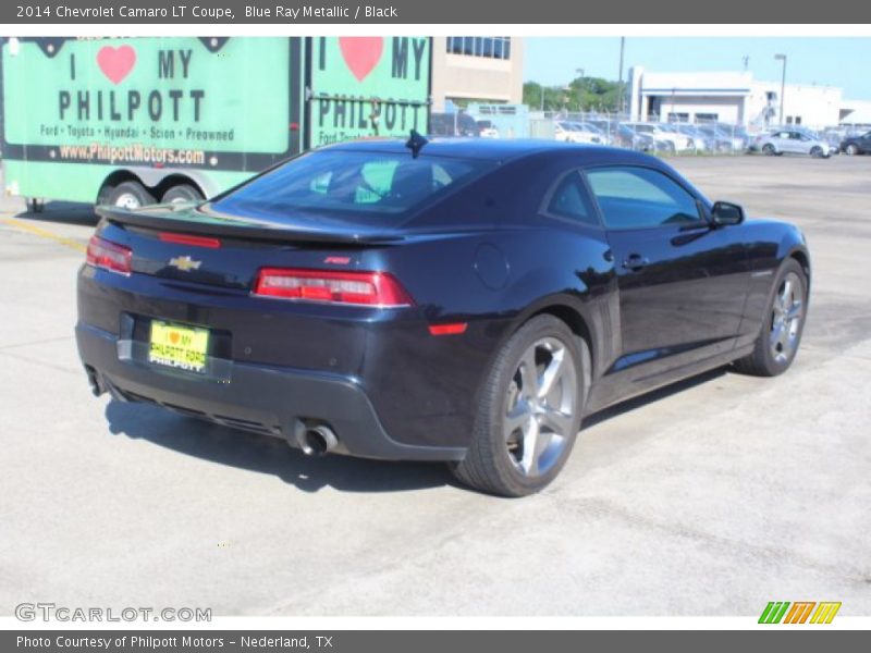 Blue Ray Metallic / Black 2014 Chevrolet Camaro LT Coupe