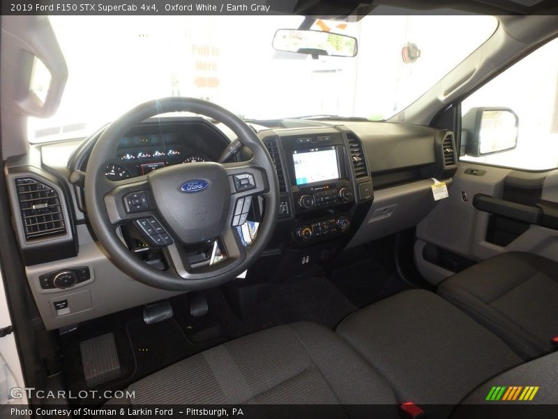 Oxford White / Earth Gray 2019 Ford F150 STX SuperCab 4x4