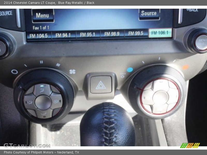 Blue Ray Metallic / Black 2014 Chevrolet Camaro LT Coupe