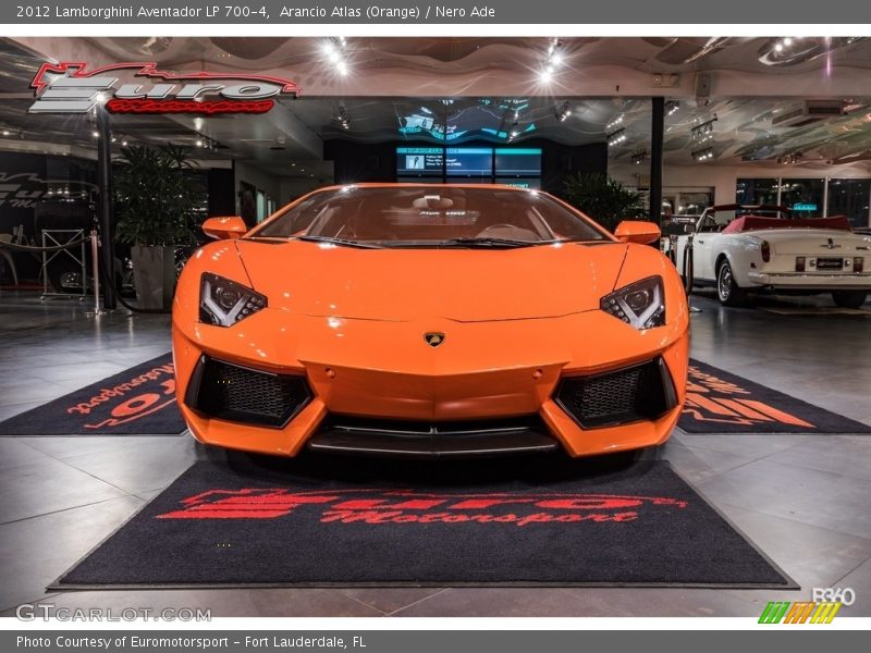 Arancio Atlas (Orange) / Nero Ade 2012 Lamborghini Aventador LP 700-4