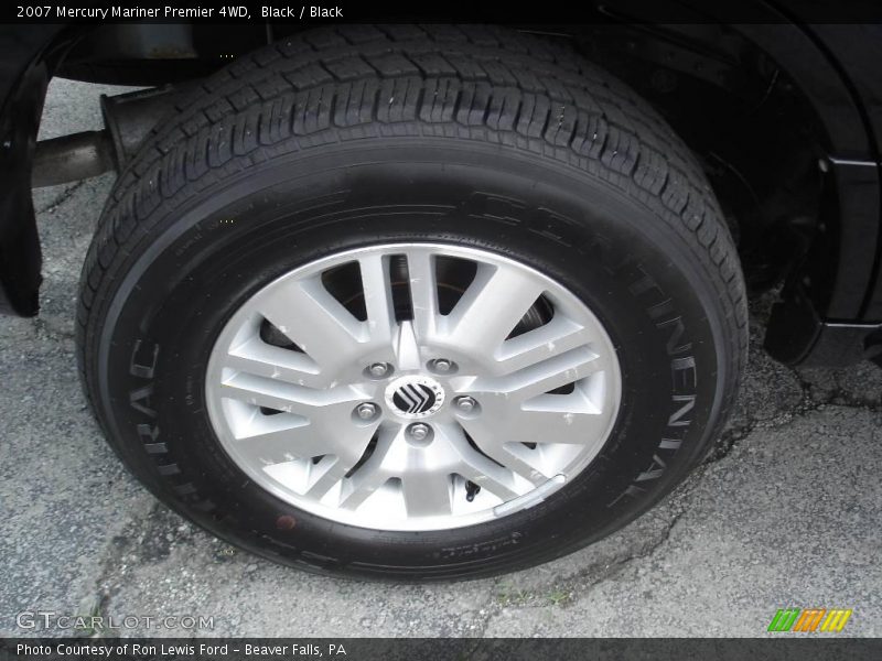 Black / Black 2007 Mercury Mariner Premier 4WD